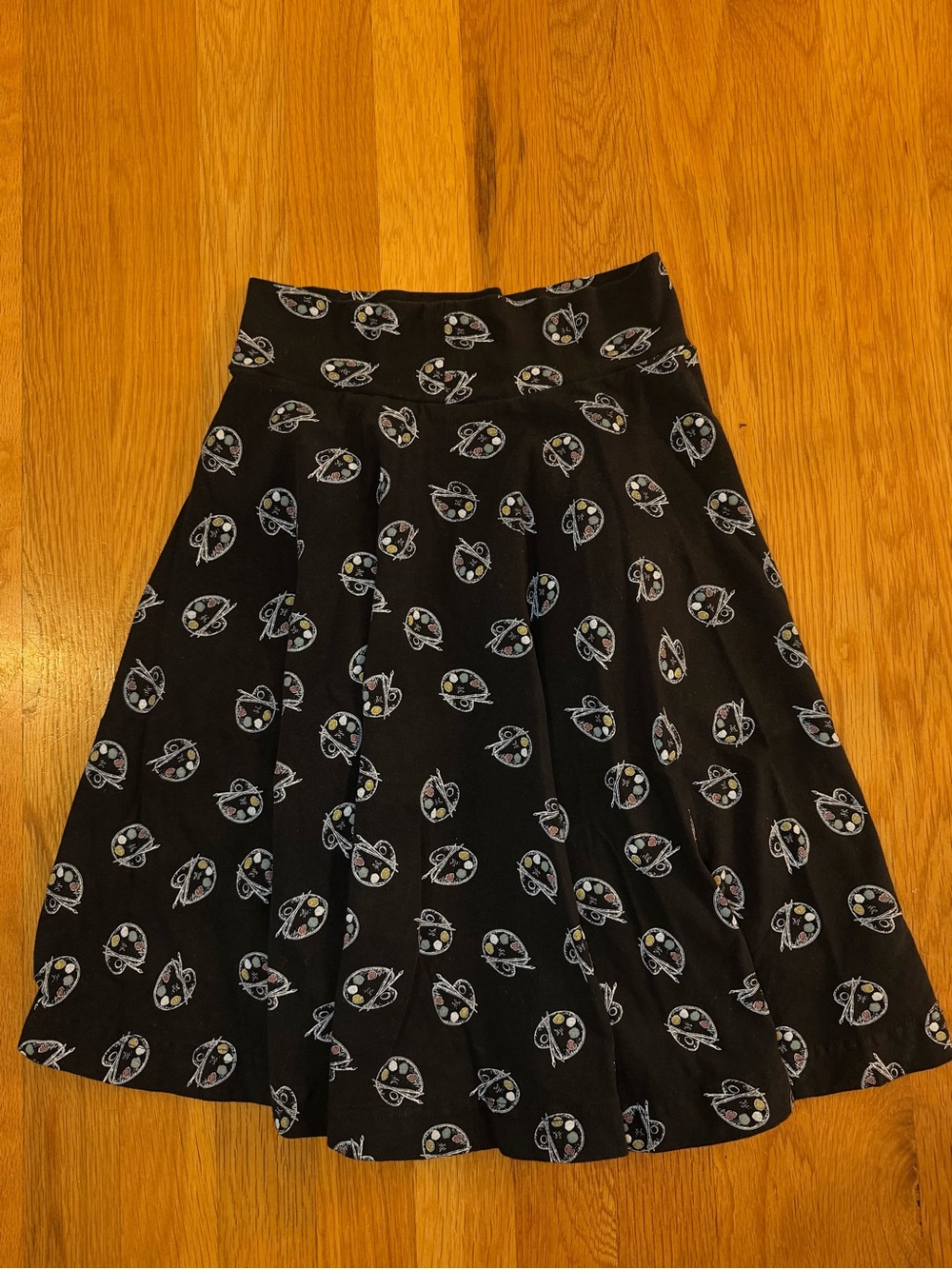 Effie's Heart Paint Palette Print Pocket Skirt
